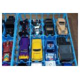 Die Cast Cars in Storage Case