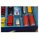 Die Cast Cars in Storage Case