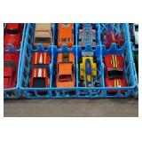 Hot Wheels Die Cast Cars in Storage Trays