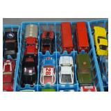 Die Cast Cars in Storage Trays