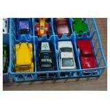 Hot Wheels Die Cast Cars in Storage Trays