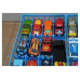 Matchbox Die Cast Cars in Storage Trays