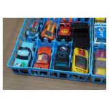 Matchbox Die Cast Cars in Storage Trays
