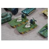 Vintage Army Vehicles and Toy Accessories