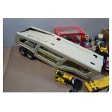 Assorted Tonka Toys - Hot Rods, Trucks, Trailers