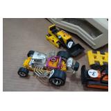 Assorted Tonka Toys - Hot Rods, Trucks, Trailers