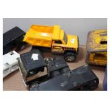 Assorted Toy Trucks and Trailers