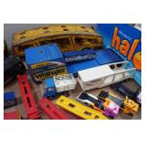 Assorted Toy Trucks and Trailers