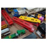 Assorted Toy Trucks and Trailers
