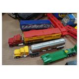 Assorted Toy Trucks and Trailers