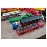 Assorted Toy Trucks and Trailers