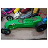 Assorted Plastic Toy Cars and Boats