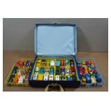 Matchbox Die Cast Cars and Case
