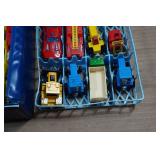 Matchbox Die Cast Cars and Case