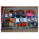 Hot Wheels Die Cast Cars and Case