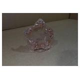 Vintage Pink Art Glass Flower