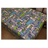 Abstract Ottoman with Storage