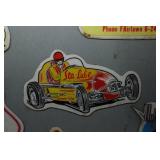 Vintage Collectors Racing Magnets