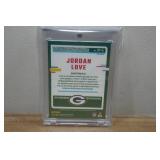 2023 Panini Optic Threads Jordan Love Jersey Insert Football Card