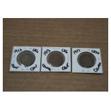 Canadian Large Cent Coins - 1913, 1916, 1917