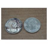 1981 Prince of Whales and Lady Diana Coin and Apollo 13 Token