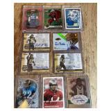 NFL Autographed Football Card Lot (Lot of 12)