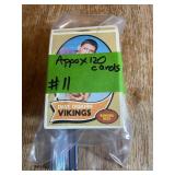 Minnesota Vikings Vintage NFL Football Cards Lot - ~120 Cards (Kapp, Osborn, Marshall, Eller)