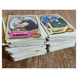 Vintage NFL Football Trading Card Lot - Vikings/Saints/Giants/Raiders - ~150 Cards