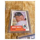 Topps/Fleer Vintage Baseball Card Lot - Mantle, 1963 Rookie Stars