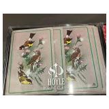 Hoyle Plastic Coated Playing Cards - Lot of 4 (Birds & Florida Souvenir Designs)