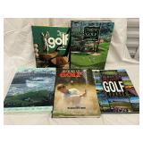 Golf Books Collection (5) - The Glorious World of Golf; The Courses of the PGA Tour; History of Golf