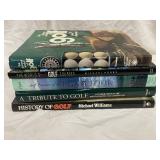 Golf Books Collection (5) - The Glorious World of Golf; The Courses of the PGA Tour; History of Golf