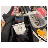 Lots of Great Tools--Chisels, Craftsmen, Ryobi Laser Level, Spiral Ratchet Screw Driver, Metal Grabbers, Etc.