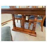 Dinner Table with 4 Chairs & 2 Extensions