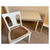 White Antique Set of Furniture