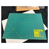 Olfa Cutting Mat, Elna Turntable, & Ruler Stand