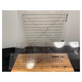 Olfa Cutting Mat, Elna Turntable, & Ruler Stand