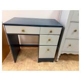 Painted 3-Drawer Dresser & Desk