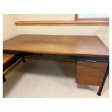 Solid Built Executive Desk With Wing