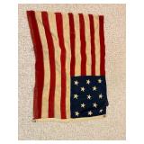 Vintage Betsy Ross Flag with 13 Stars & 13 Stripes