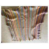 Vintage Rocker Chair & Attractive Wool Blend Afghan