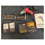Cordless Screwdriver, Craftsmen Hex Drive & Drill Bit Set, Precision Screwdriver
