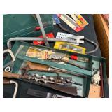 Metal Tool Box With A Tool Collection