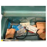 Metal Tool Box With A Tool Collection