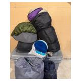 Starter or Backyard Camping Equipment-2 Person Tent, Sleeping Bags, Sleeping Pads, Mess Kit