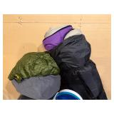 Starter or Backyard Camping Equipment-2 Person Tent, Sleeping Bags, Sleeping Pads, Mess Kit