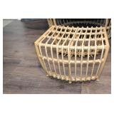 Topanga Club Chair with Ottoman - Blue/Brown - Opalhouse™ designed with Jungalow.