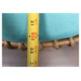 Topanga Club Chair with Ottoman - Blue/Brown - Opalhouse™ designed with Jungalow.