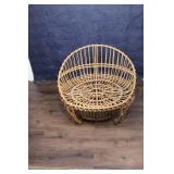 Topanga Club Chair with Ottoman - Blue/Brown - Opalhouse™ designed with Jungalow.