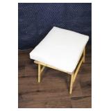 Bamboo Lounge Chair and Ottoman Set with Cushions